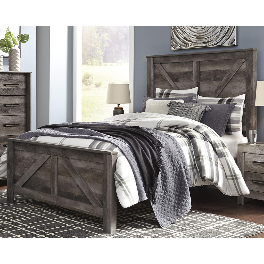 Wynnlow Queen Crossbuck Panel Bed Signature Design by Ashley® Bedroom