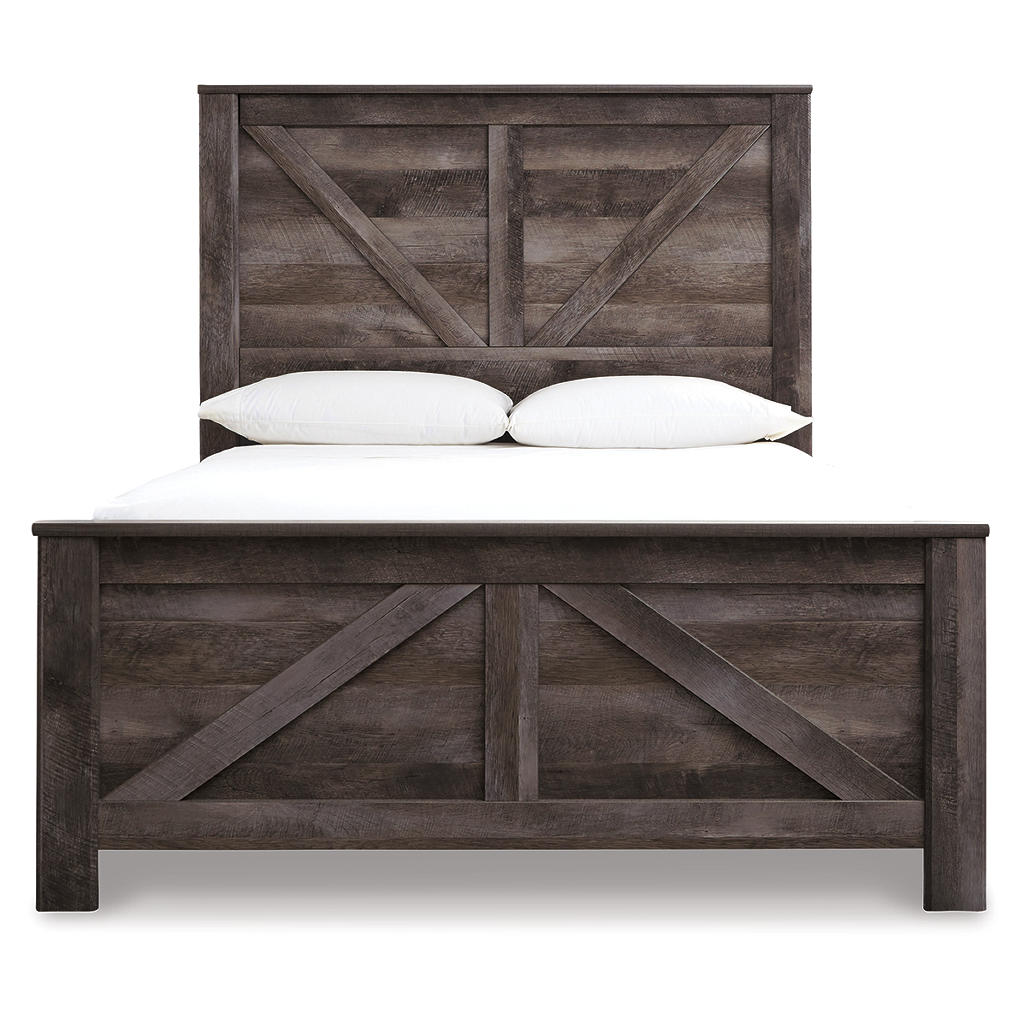 Wynnlow Queen Crossbuck Panel Bed, Dresser, Mirror, and Nightstand Signature Design by Ashley® Uncategorized