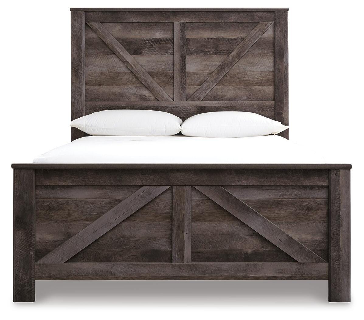 Wynnlow Queen Crossbuck Panel Bed, Dresser and Mirror Signature Design by Ashley® Bedroom