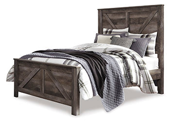 Wynnlow Queen Crossbuck Panel Bed Signature Design by Ashley® Bedroom