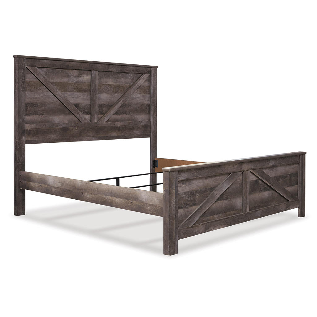 Wynnlow King Crossbuck Panel Bed and Chest Signature Design by Ashley® Uncategorized