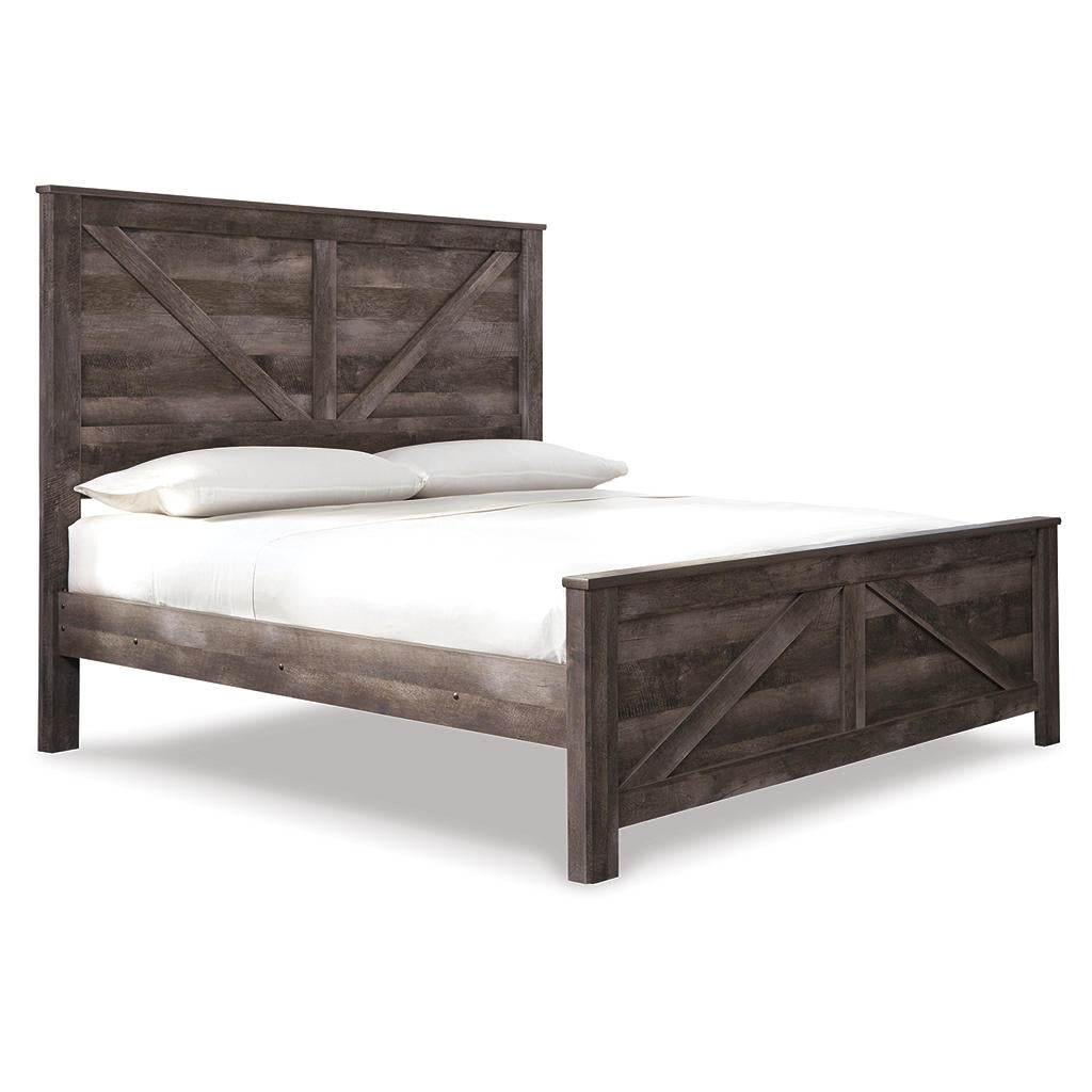 Wynnlow King Crossbuck Panel Bed and Chest Signature Design by Ashley® Uncategorized