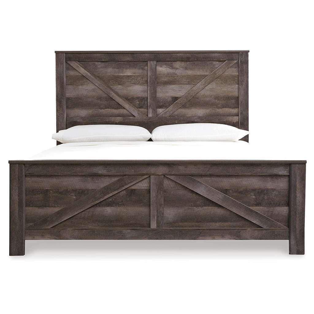 Wynnlow King Crossbuck Panel Bed and Chest Signature Design by Ashley® Uncategorized