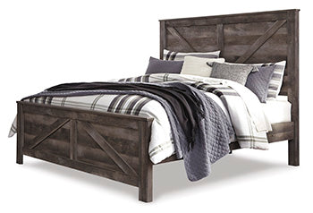 Wynnlow King Crossbuck Panel Bed Signature Design by Ashley® Bedroom