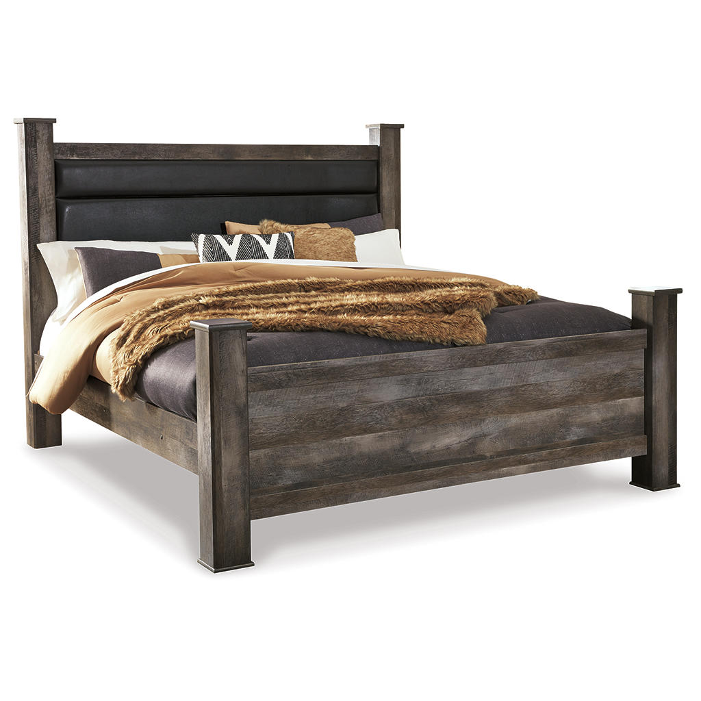 Wynnlow King Poster Bed, Dresser, Mirror and 2 Nightstands Signature Design by Ashley® Uncategorized