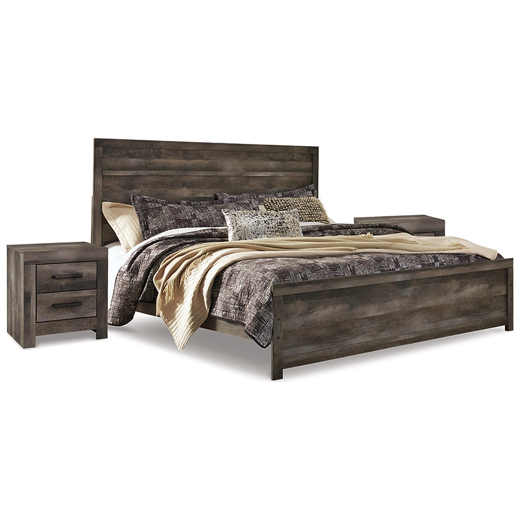 Wynnlow King Panel Bed and 2 Nightstands Signature Design by Ashley® Uncategorized
