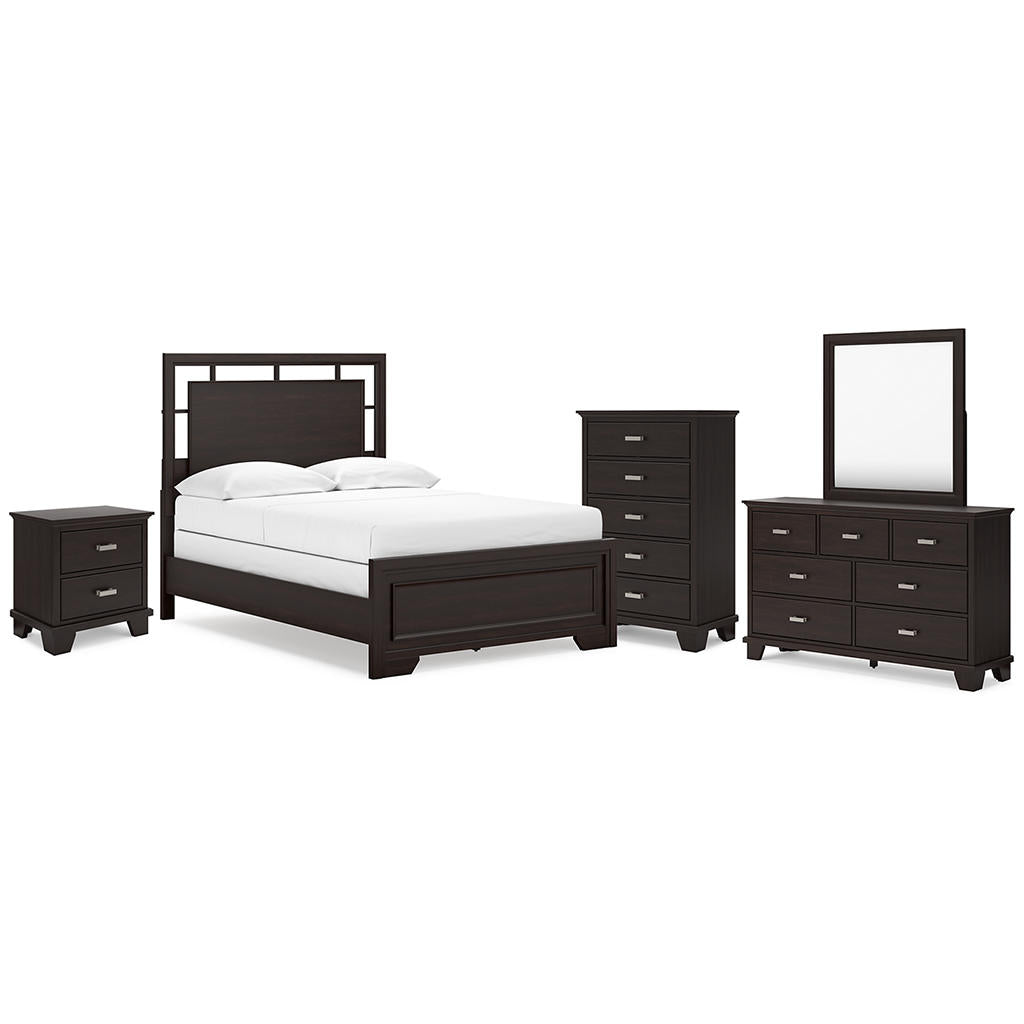 Covetown Full Panel Bed, Dresser, Mirror, Chest and Nightstand Signature Design by Ashley® Uncategorized
