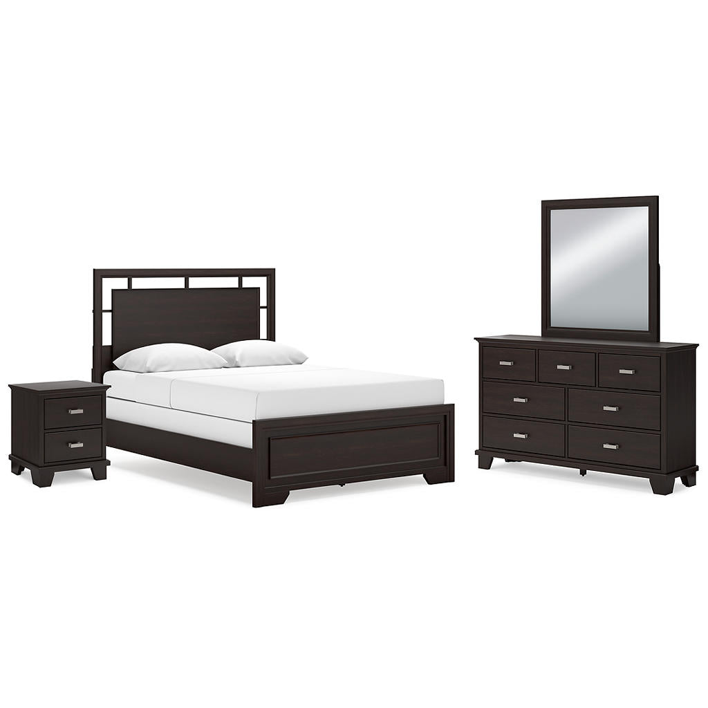 Covetown Queen Panel Bed, Dresser, Mirror and Nightstand Signature Design by Ashley® Uncategorized
