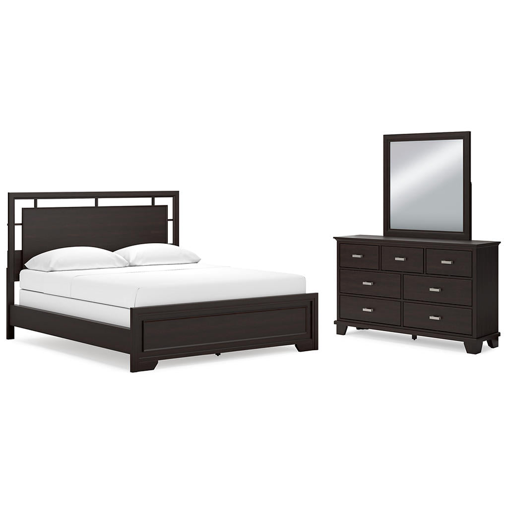 Covetown California King Panel Bed, Dresser and Mirror Signature Design by Ashley® Uncategorized