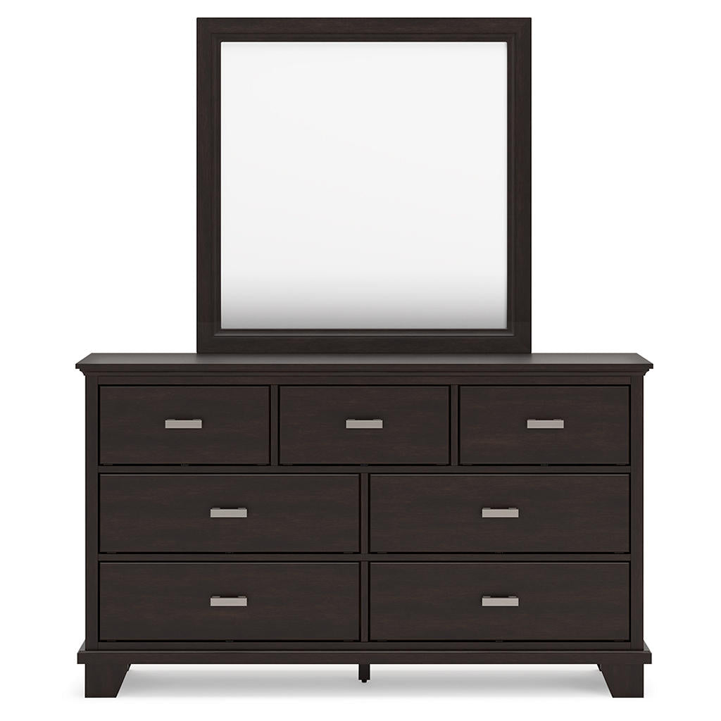Covetown King Panel Bed, Dresser, Mirror and Nightstand Signature Design by Ashley® Uncategorized