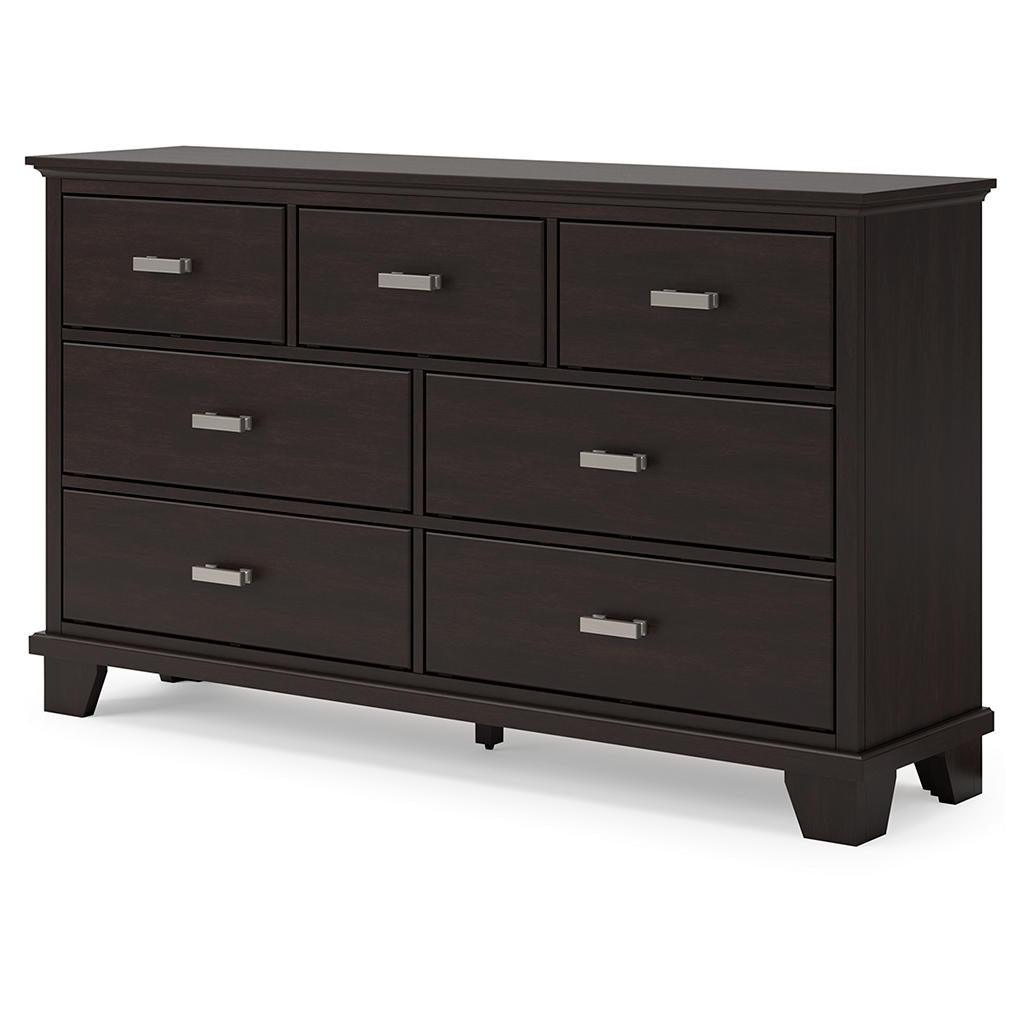 Covetown Dresser — Dark Brown, 7 Drawer Signature Design by Ashley® Bedroom