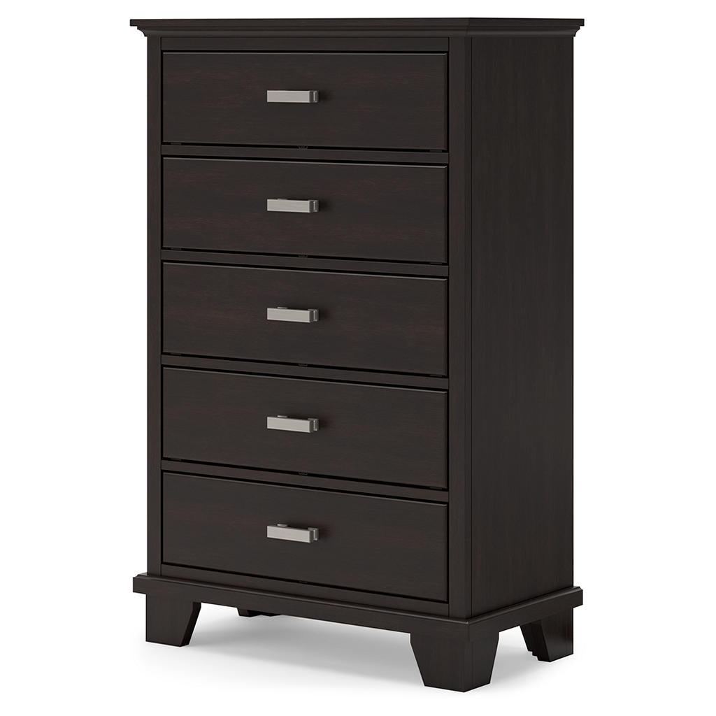 Covetown Chest of Drawers — Dark Brown Signature Design by Ashley® Bedroom