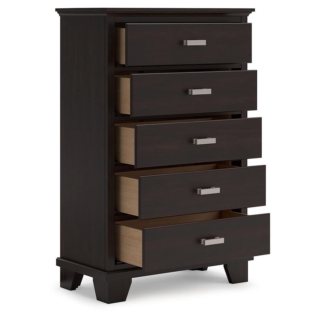Covetown Chest of Drawers — Dark Brown Signature Design by Ashley® Bedroom