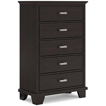Covetown Chest of Drawers — Dark Brown Signature Design by Ashley® Bedroom