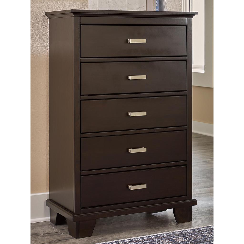 Covetown Chest of Drawers — Dark Brown Signature Design by Ashley® Bedroom