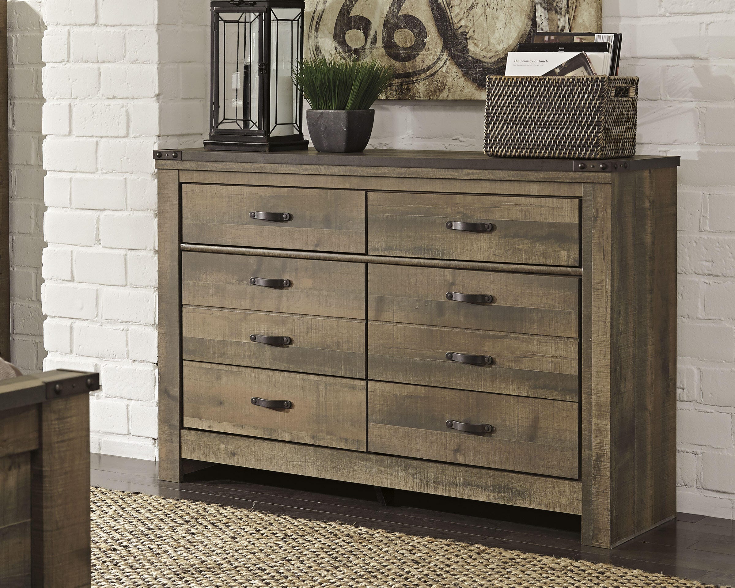Trinell Twin Bookcase Storage Bed, Dresser and 2 Nightstands Signature Design by Ashley® Bedroom