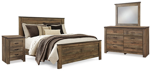 Trinell Queen Panel Bed, Dresser, Mirror and Nightstand