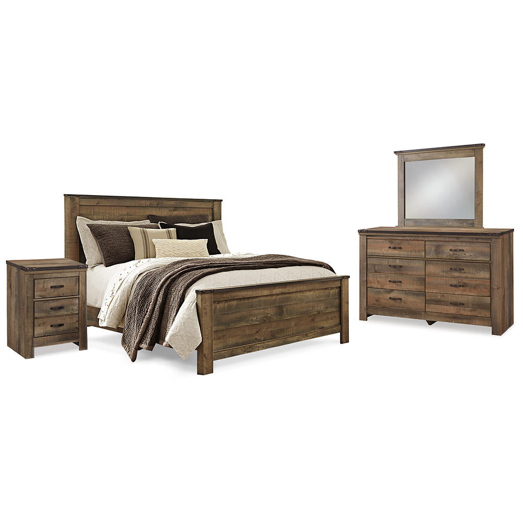 Trinell Queen Panel Bed, Dresser, Mirror and Nightstand Signature Design by Ashley® Uncategorized