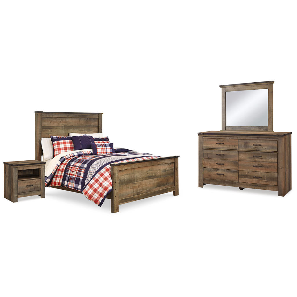 Trinell Full Panel Bed, Dresser, Mirror and Nightstand Signature Design by Ashley® Uncategorized