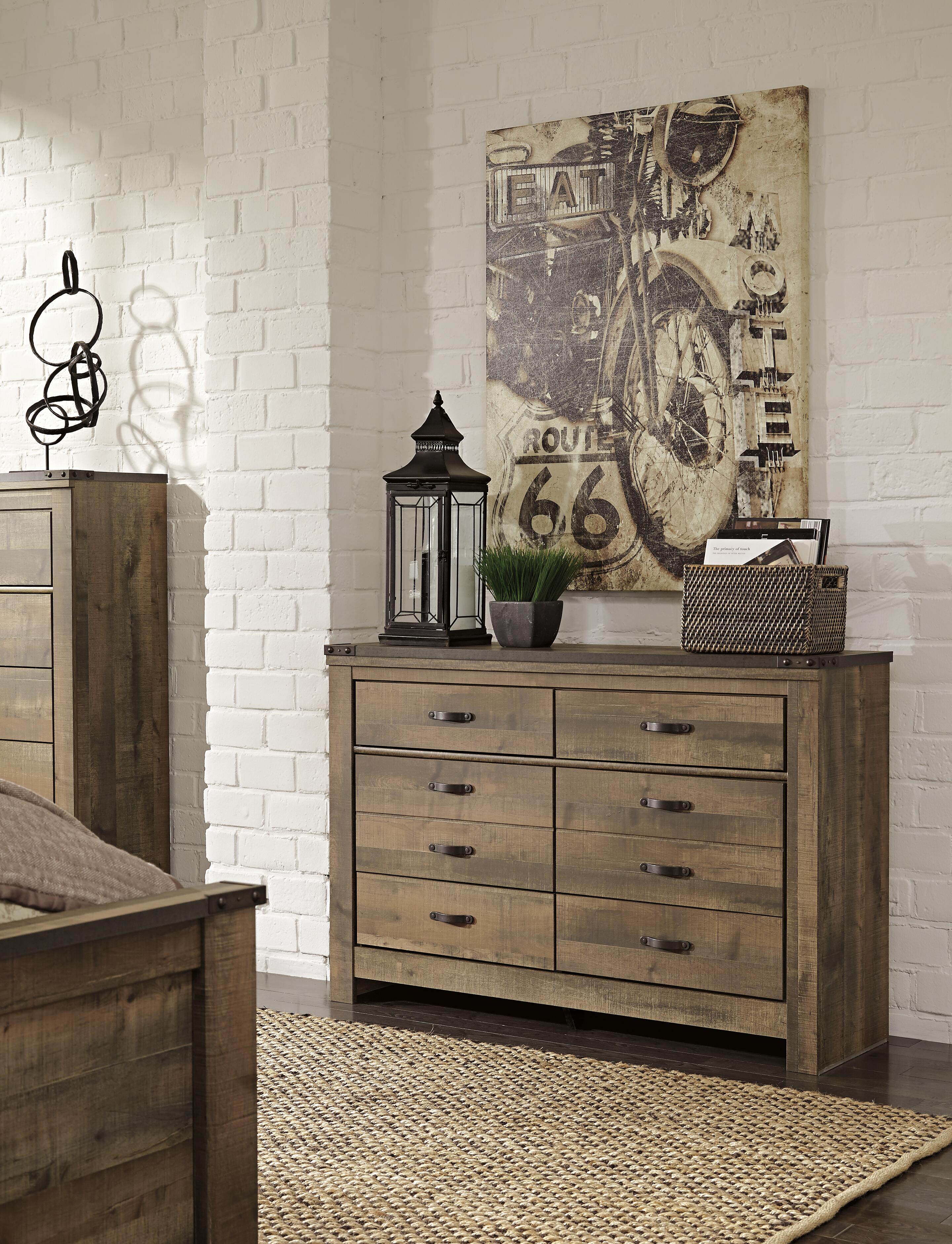 Trinell Twin Bookcase Storage Bed, Dresser and 2 Nightstands Signature Design by Ashley® Bedroom