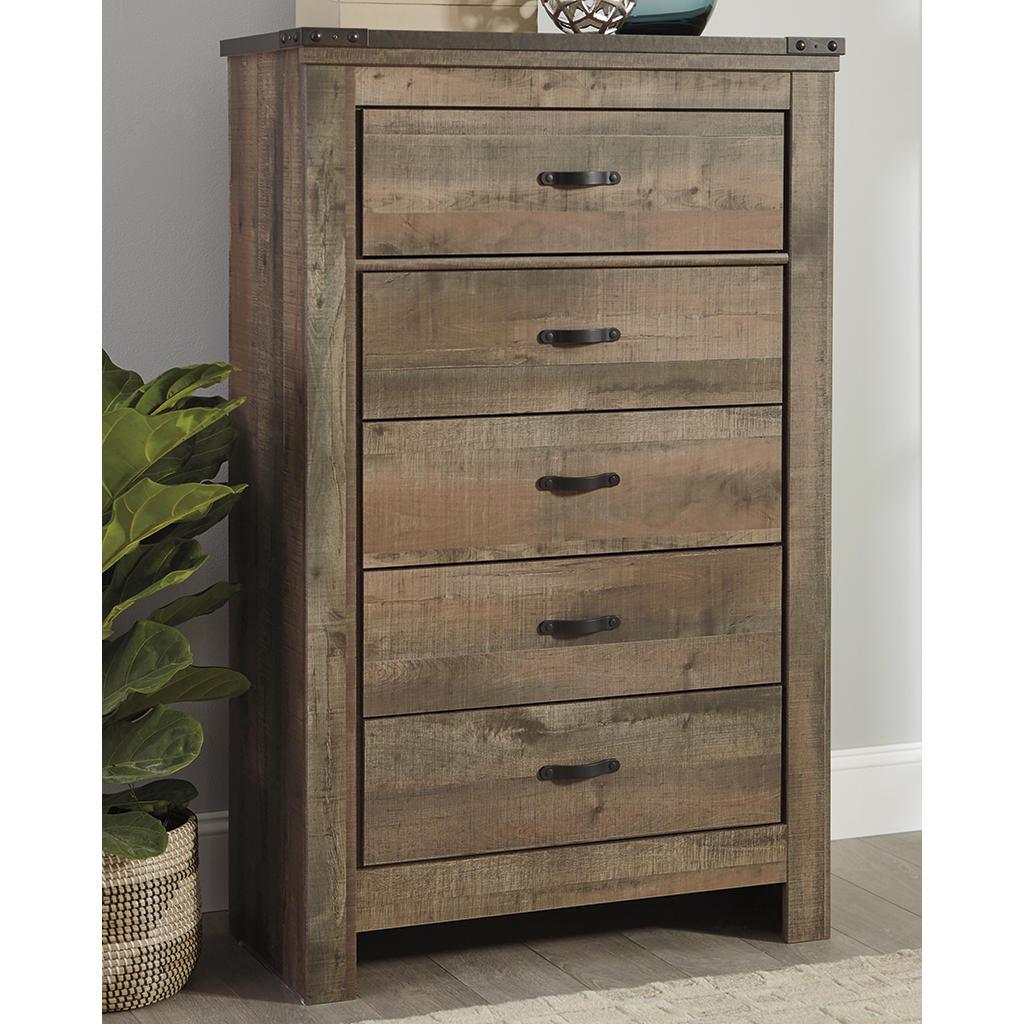 Trinell Chest of Drawers — Rustic Plank Signature Design by Ashley® Bedroom