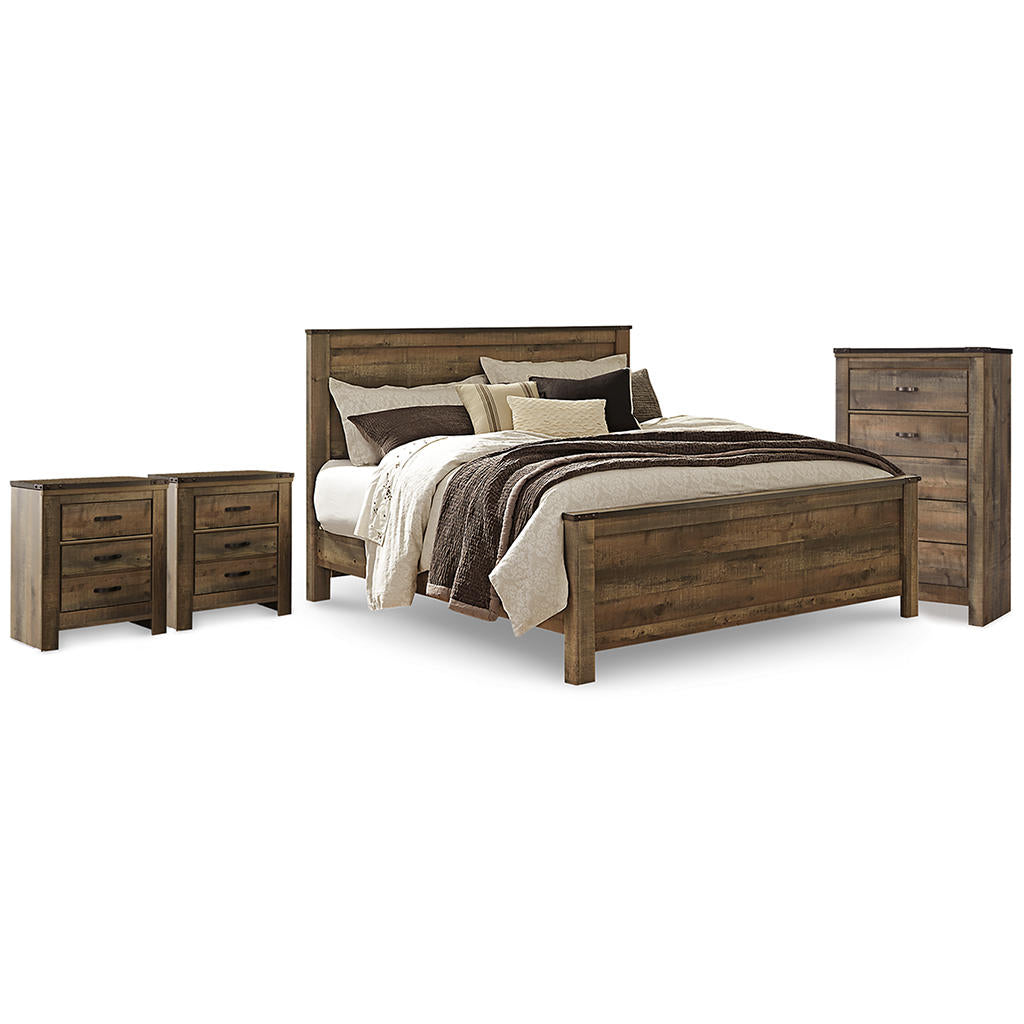 Trinell King Panel Bed, Chest and 2 Nightstands Signature Design by Ashley® Uncategorized