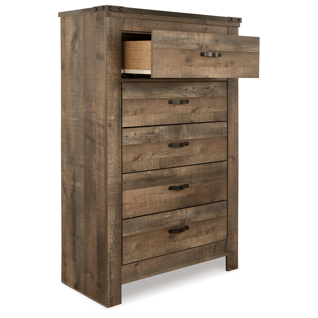 Trinell King Panel Bed. Dresser, Mirror, Chest and 2 Nightstands Signature Design by Ashley® Uncategorized