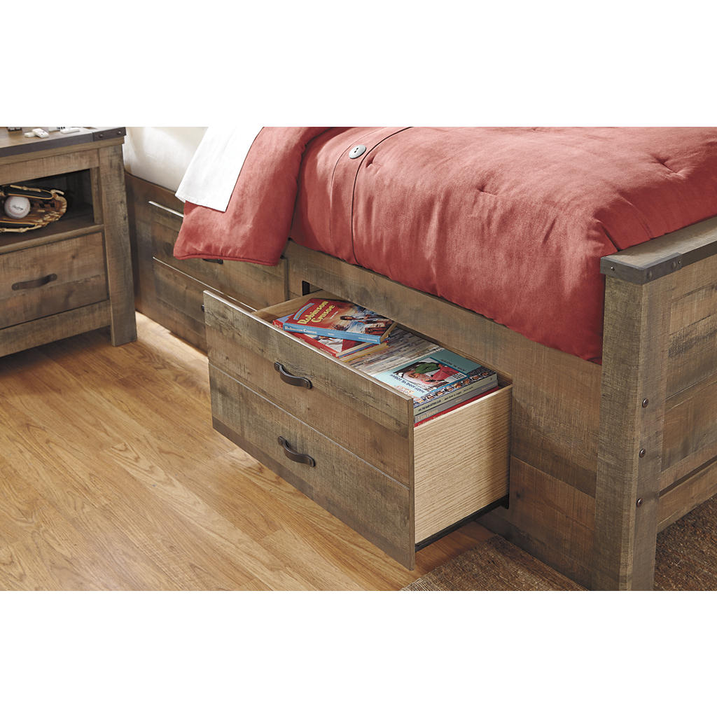 Trinell Full Panel Bed with 2 Storage Drawers Signature Design by Ashley® Storage