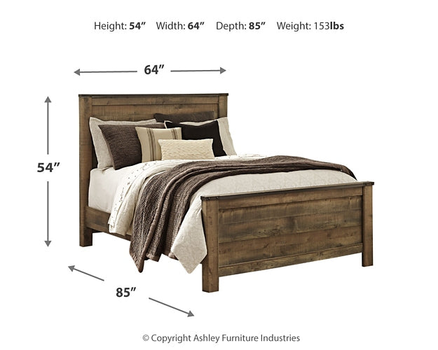 Trinell Queen Panel Bed, Dresser, Mirror and Nightstand