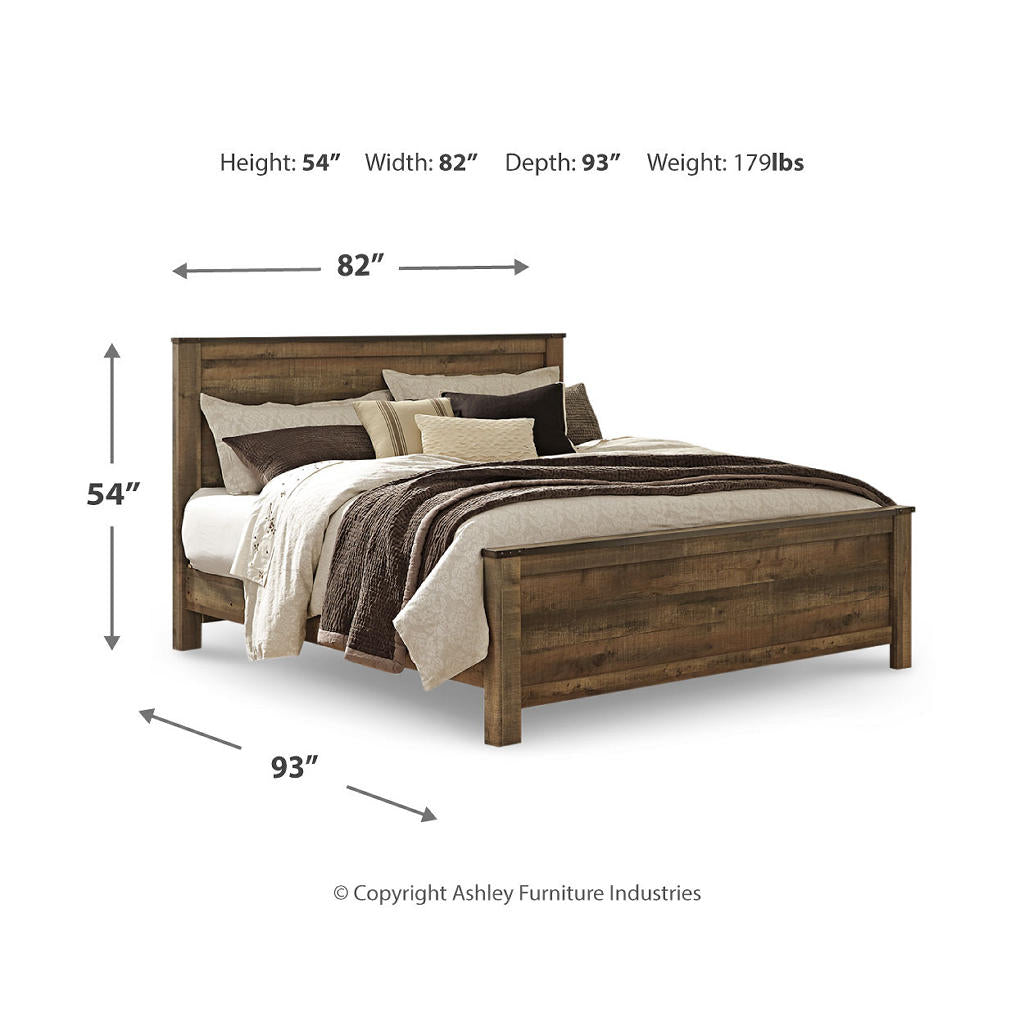 Trinell King Panel Bed. Dresser, Mirror, Chest and 2 Nightstands Signature Design by Ashley® Uncategorized