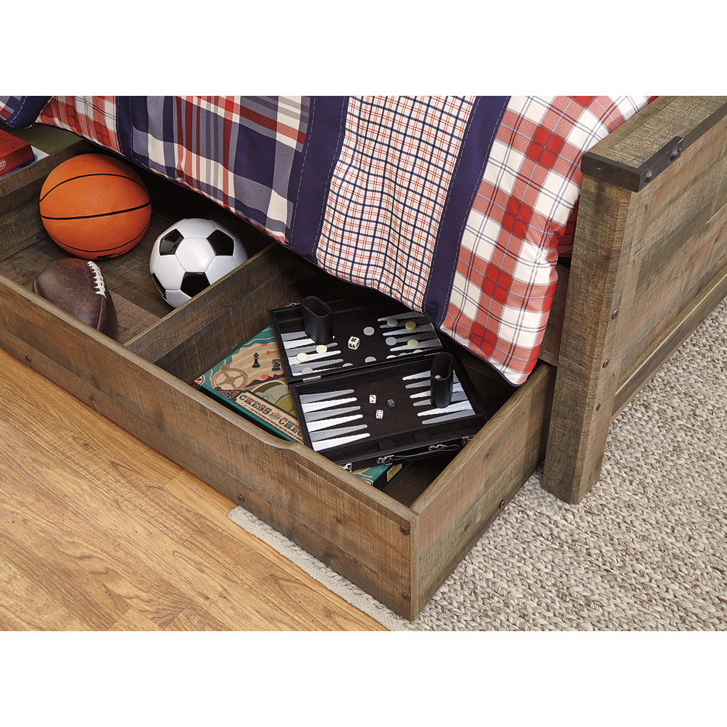 Trinell Full Panel Bed with 1 Large Storage Drawer Signature Design by Ashley® Storage