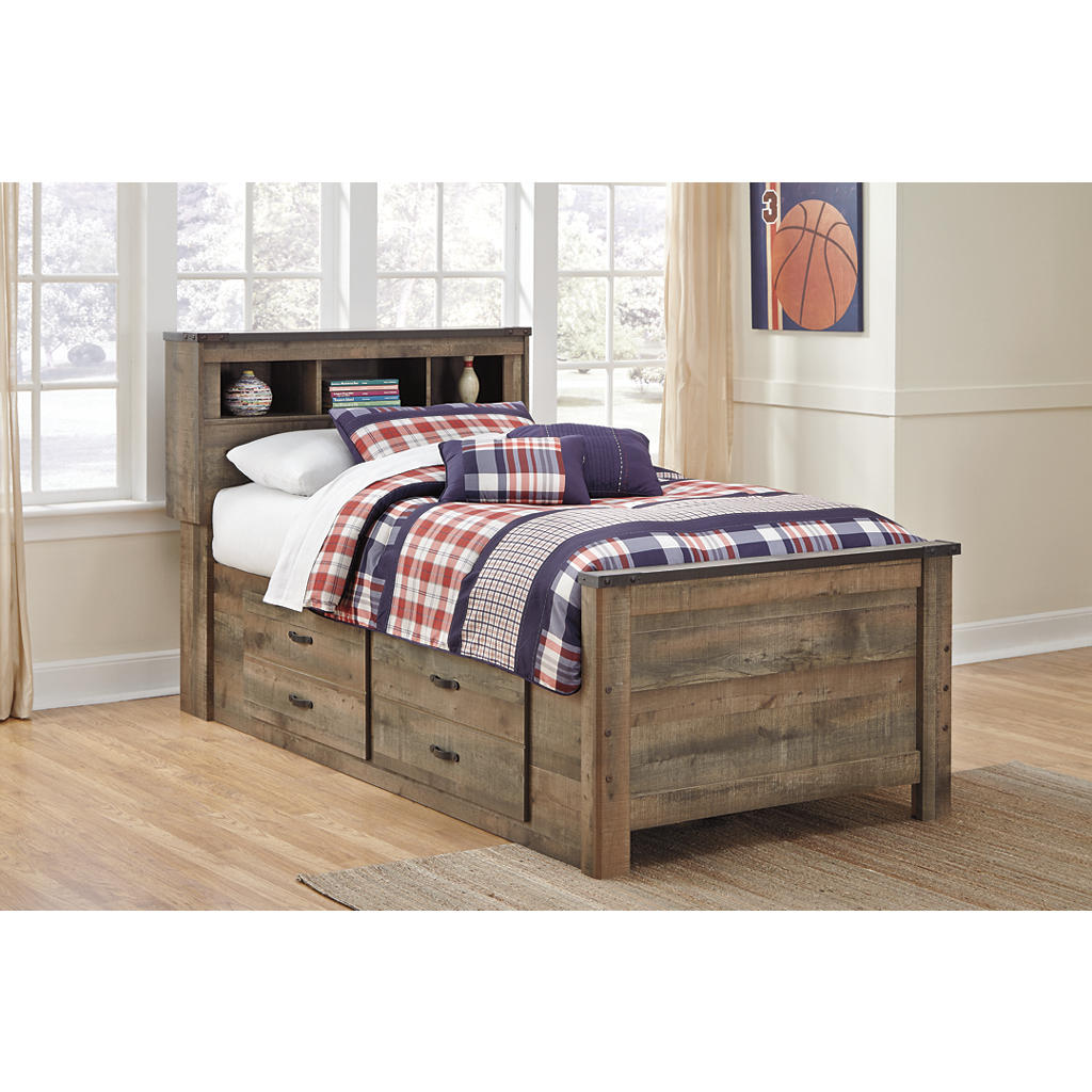 Trinell Twin Bookcase Storage Bed, Dresser and Nightstand Signature Design by Ashley® Uncategorized