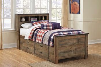 Trinell Twin Bookcase Bed — 2 Storage Drawers Signature Design by Ashley® Storage