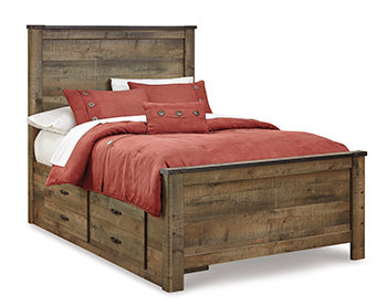 Trinell Full Panel Bed with 2 Storage Drawers Signature Design by Ashley® Storage