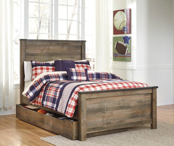 Trinell Full Panel Bed with 1 Large Storage Drawer Signature Design by Ashley® Storage