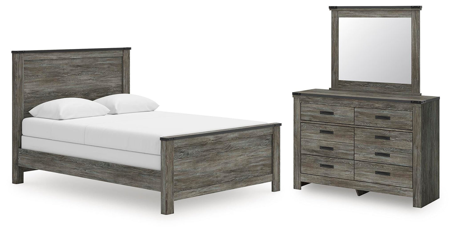 Frandern Queen Panel Bed, Dresser and Mirror — 3-Piece Set Signature Design by Ashley® Bedroom