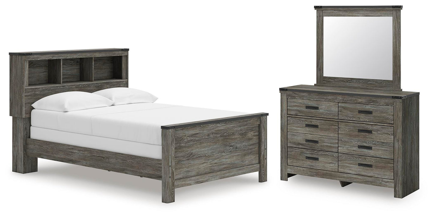 Frandern Full Bookcase Bed, Dresser and Mirror — 3-Piece Set Signature Design by Ashley® Bedroom