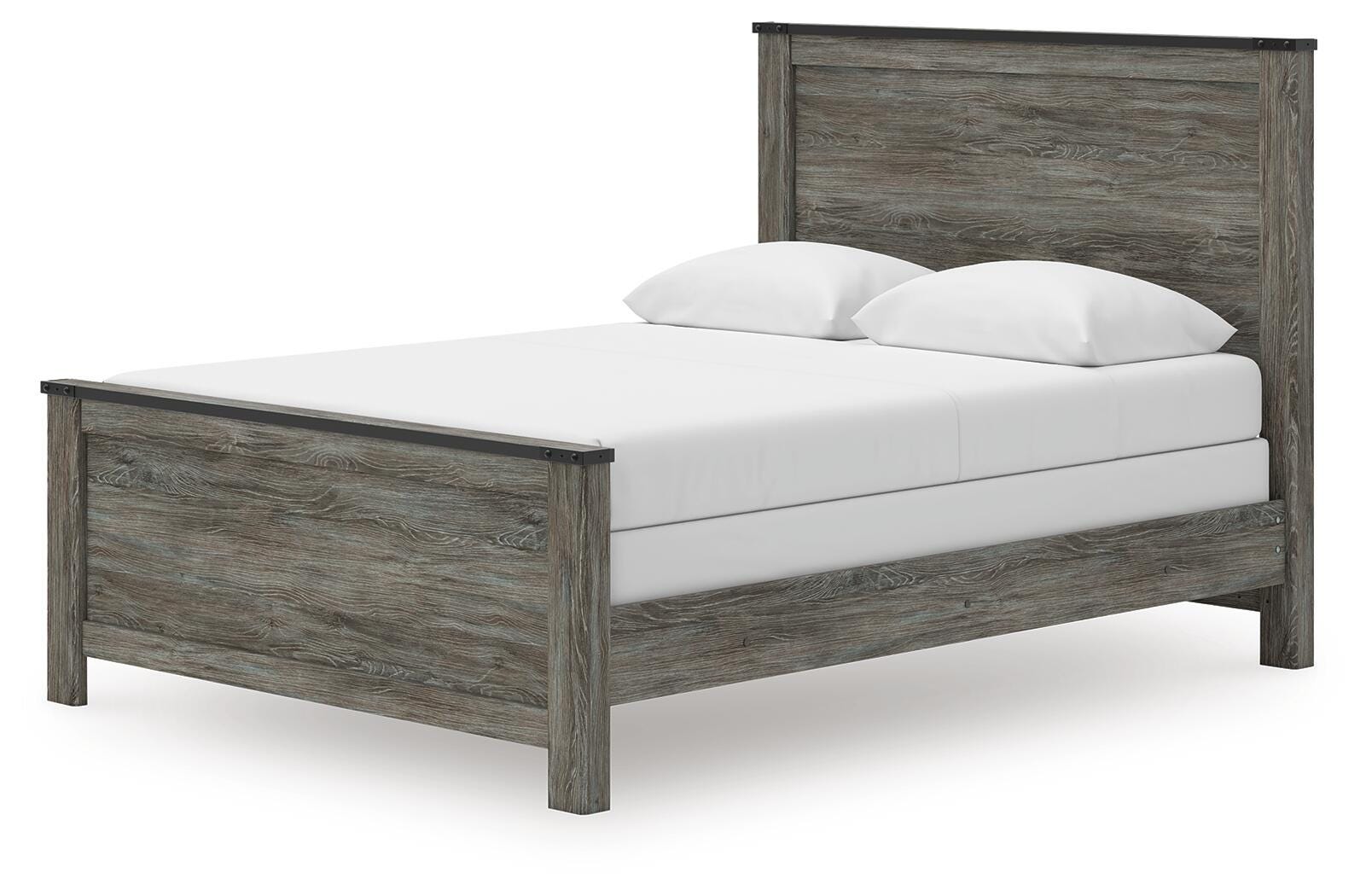 Frandern Queen Panel Bed, Dresser, Mirror, Chest and 2 Nightstands