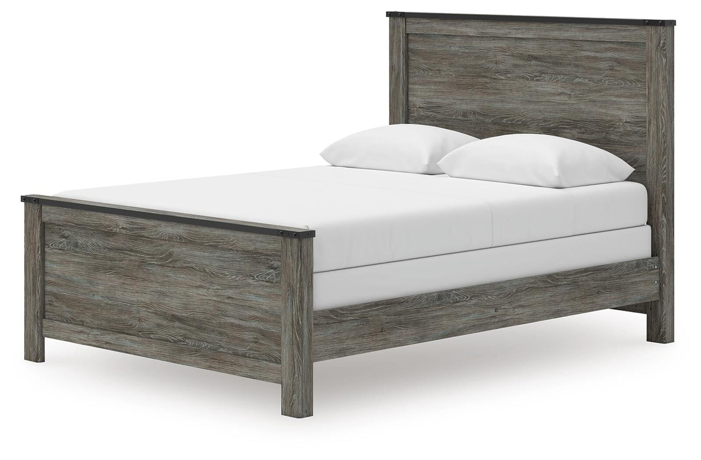 Frandern Queen Panel Bed, Dresser, Mirror, Chest and 2 Nightstands