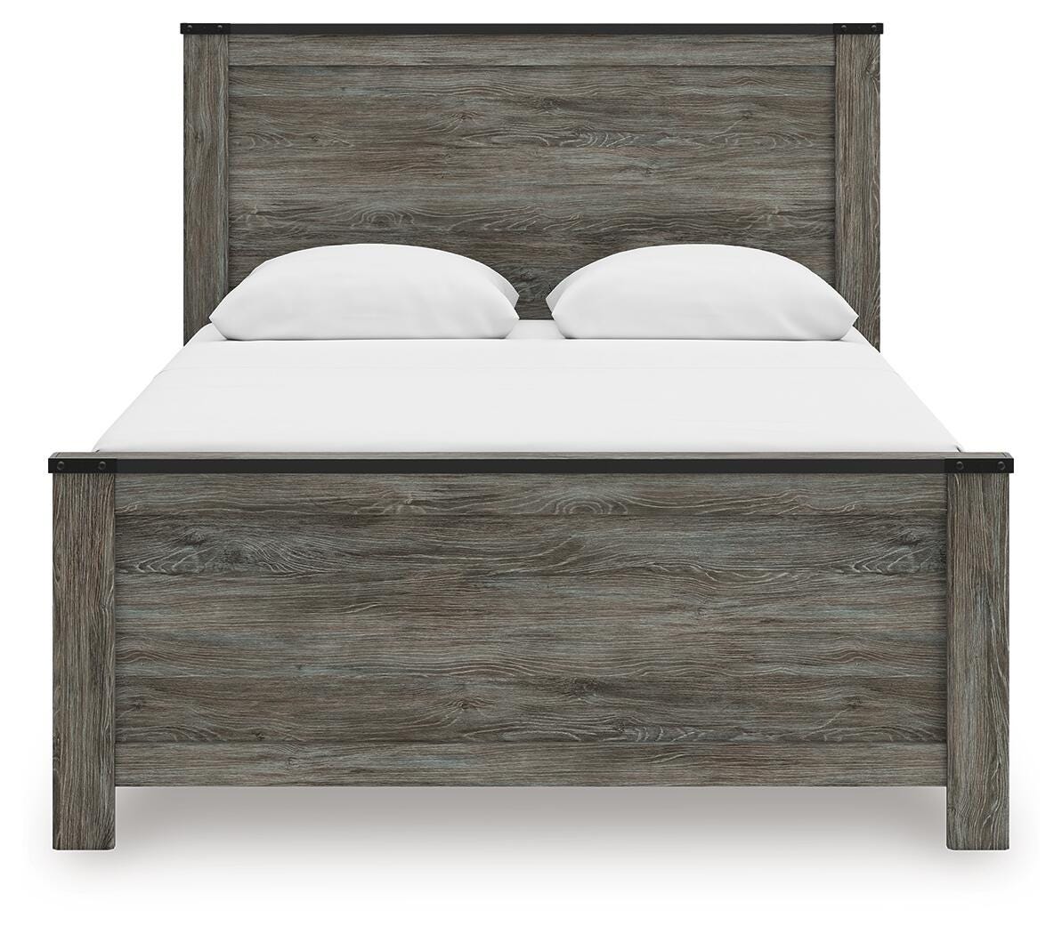 Frandern Queen Panel Bed, Dresser, Mirror, Chest and 2 Nightstands