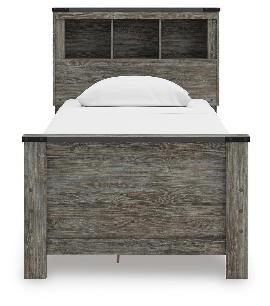 Frandern Twin Bookcase Bed with Storage, Dresser and Mirror Signature Design by Ashley® Bedroom