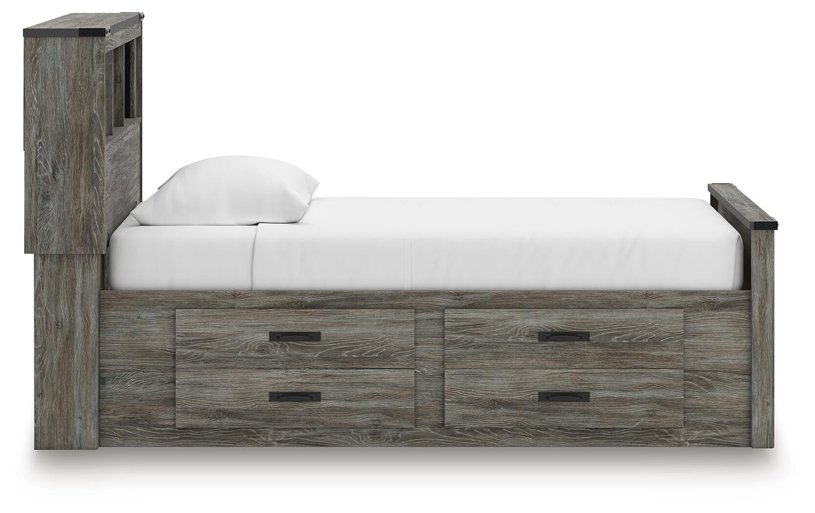 Frandern Twin Bookcase Bed with Storage, Dresser and Mirror Signature Design by Ashley® Bedroom