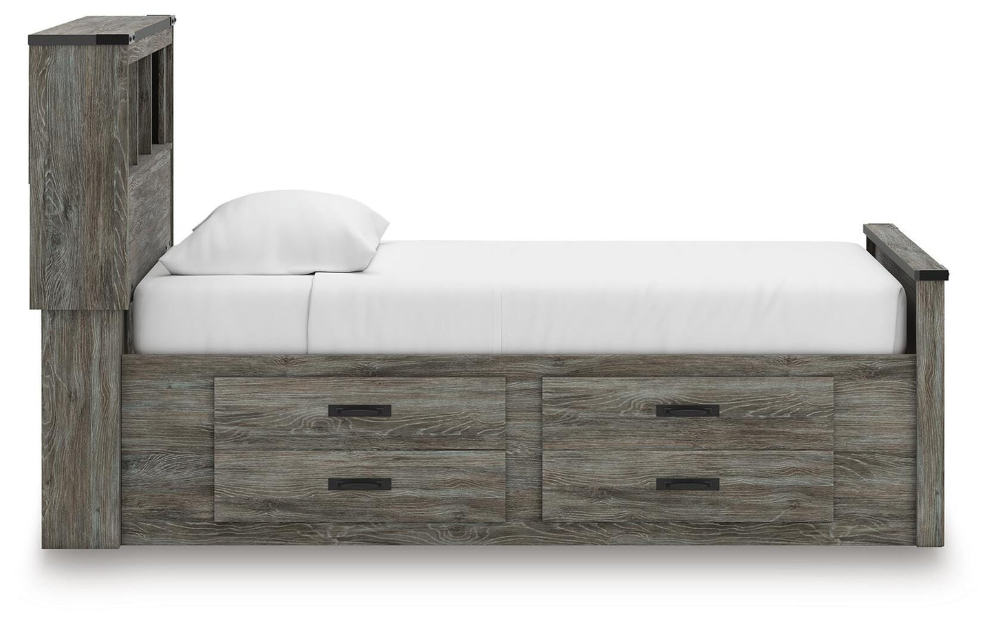 Frandern Twin Bookcase Bed with Storage, Dresser and Mirror Signature Design by Ashley® Bedroom