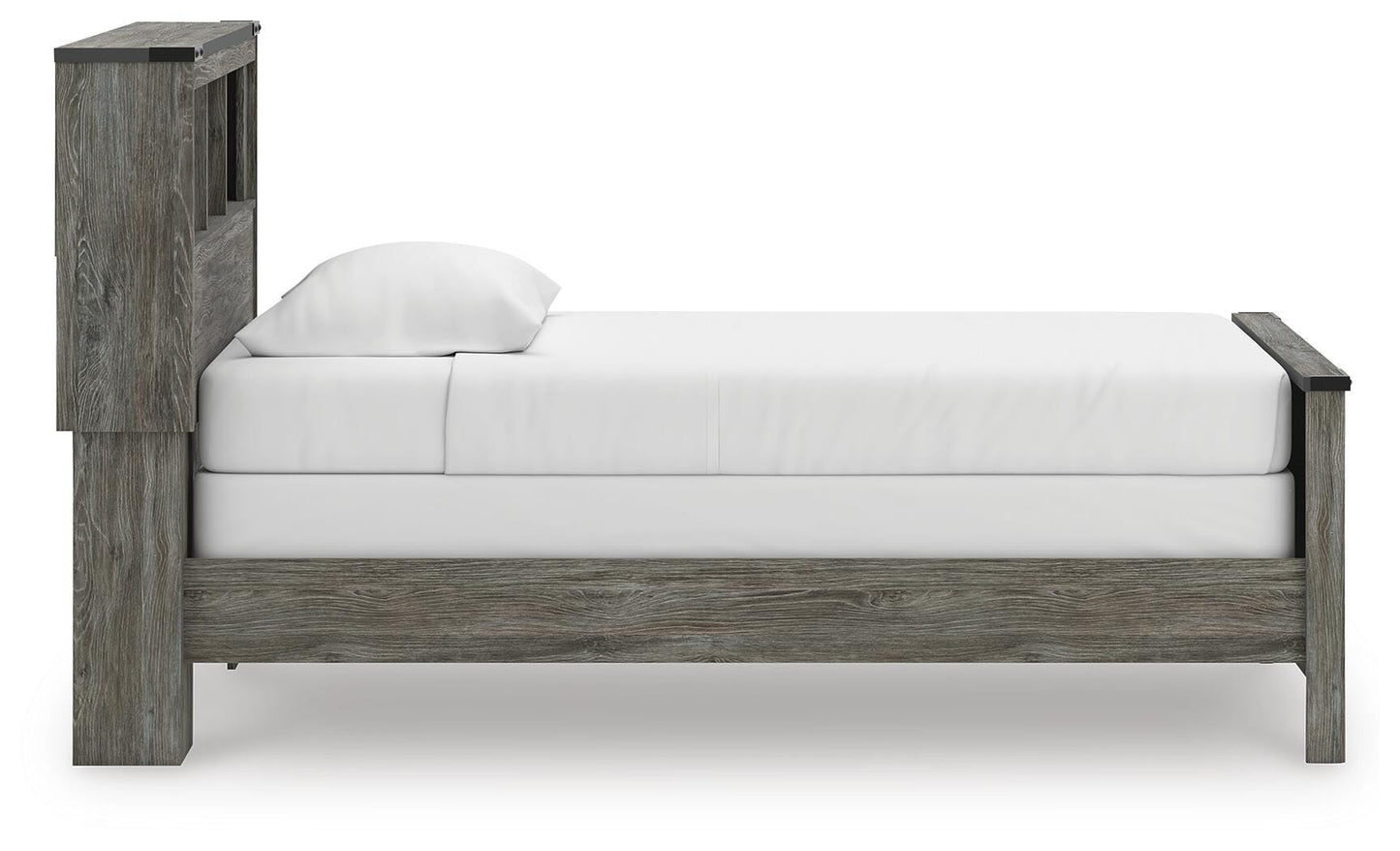 Frandern Twin Bookcase Bed, Dresser and Mirror