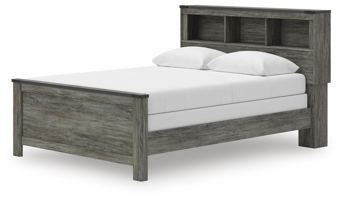 Frandern Queen Bookcase Bed, Dresser and Mirror — 3-Piece Set Signature Design by Ashley® Bedroom