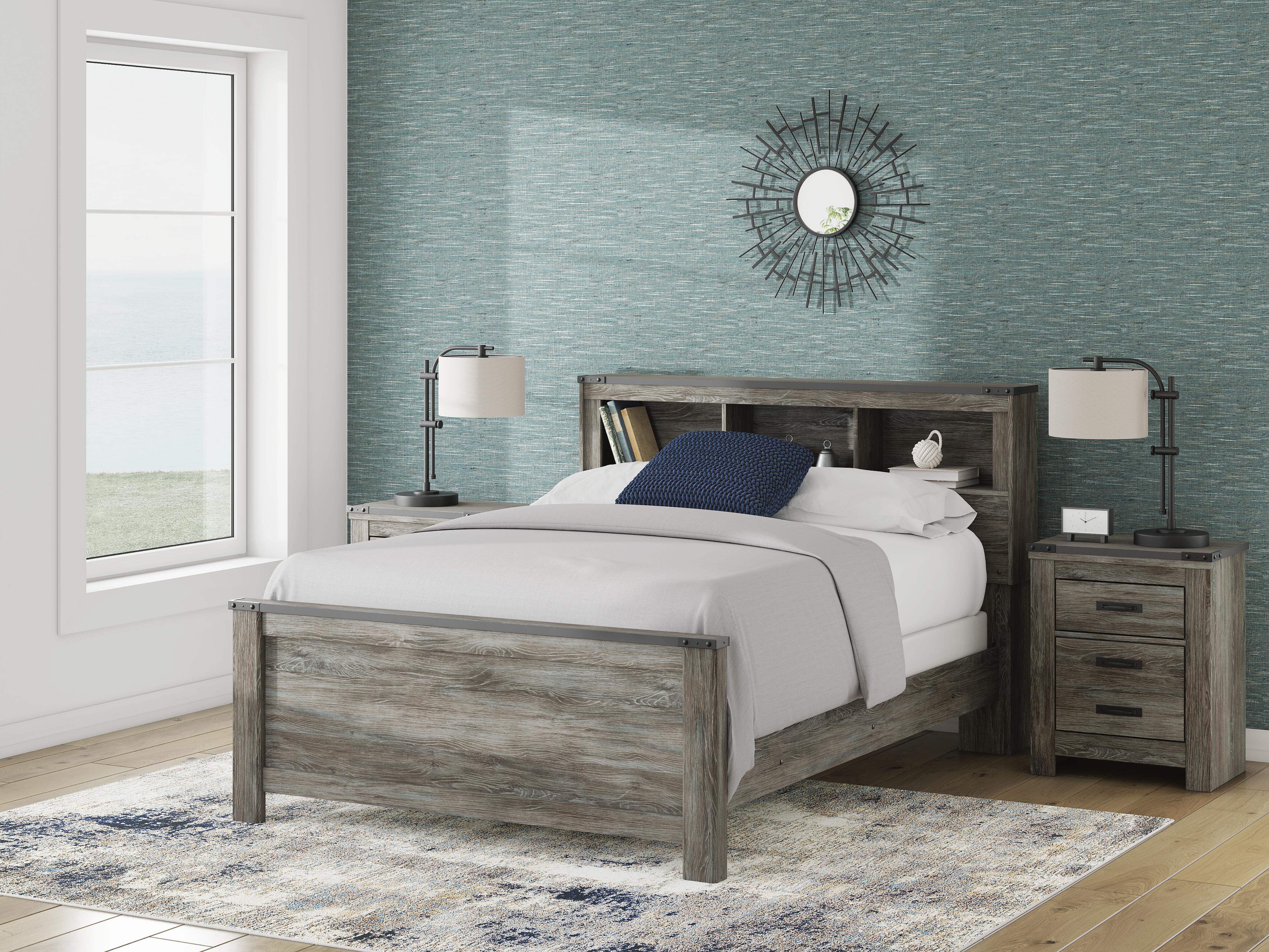 Frandern Queen Bookcase Bed, Dresser and Mirror — 3-Piece Set Signature Design by Ashley® Bedroom