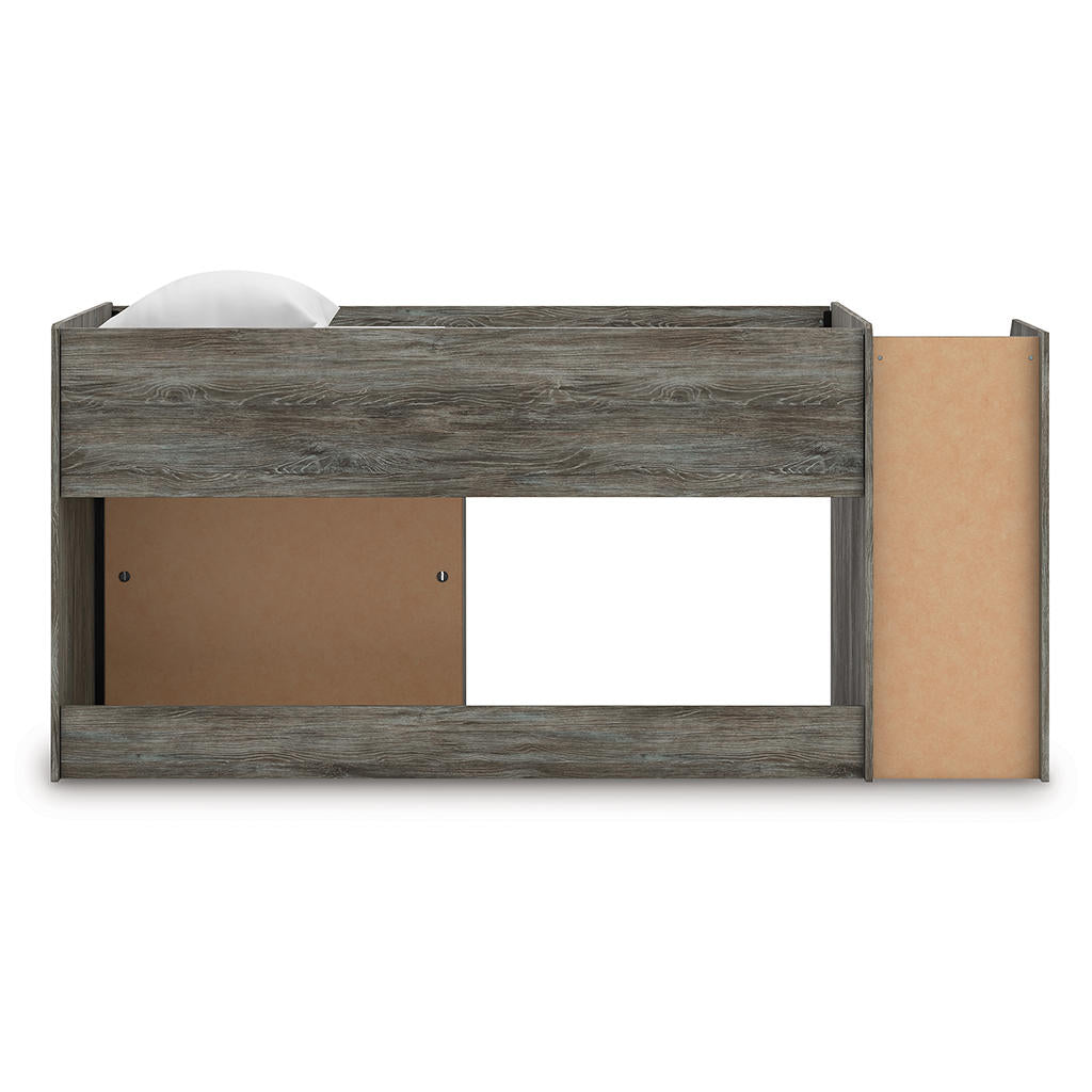 Frandern Twin Loft Bed with Bookcase Storage Signature Design by Ashley® Bunk Beds
