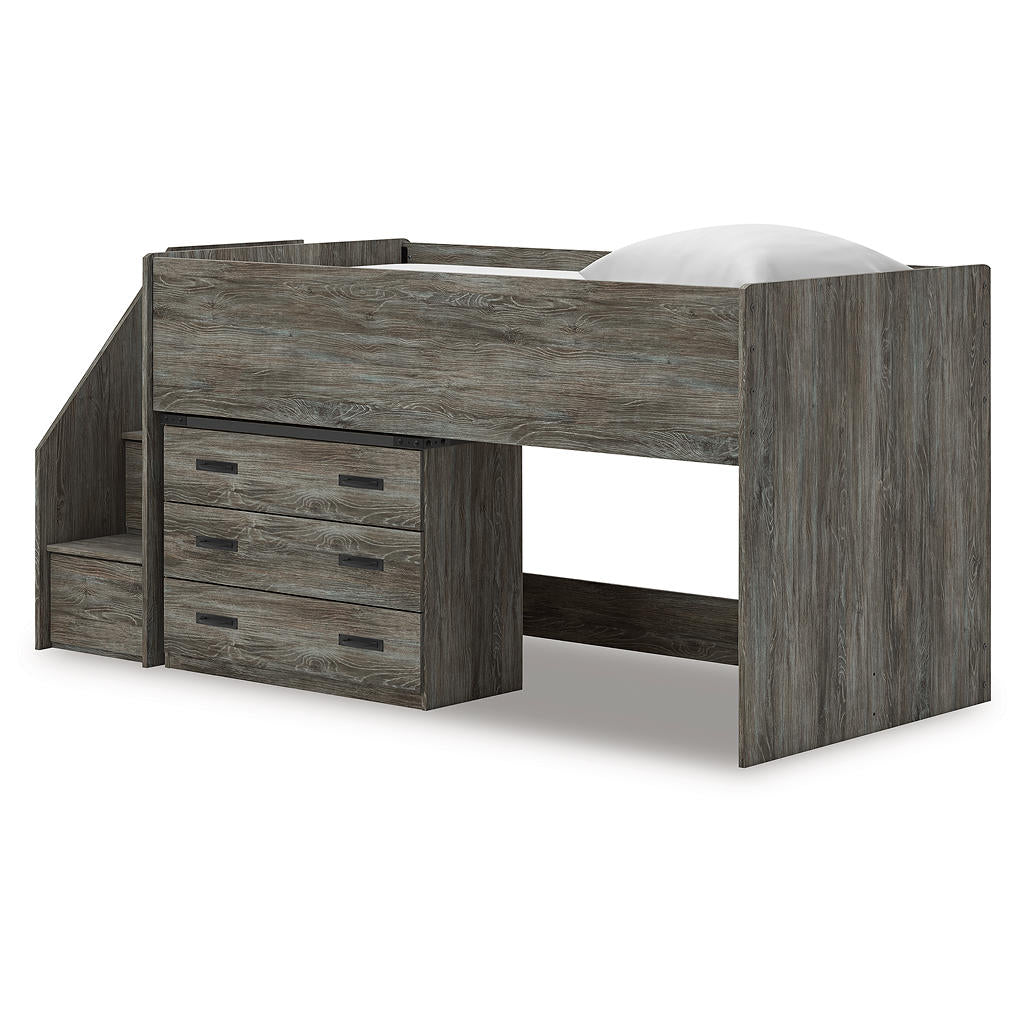 Frandern Twin Loft Bed with Drawer Storage Signature Design by Ashley® Bunk Beds