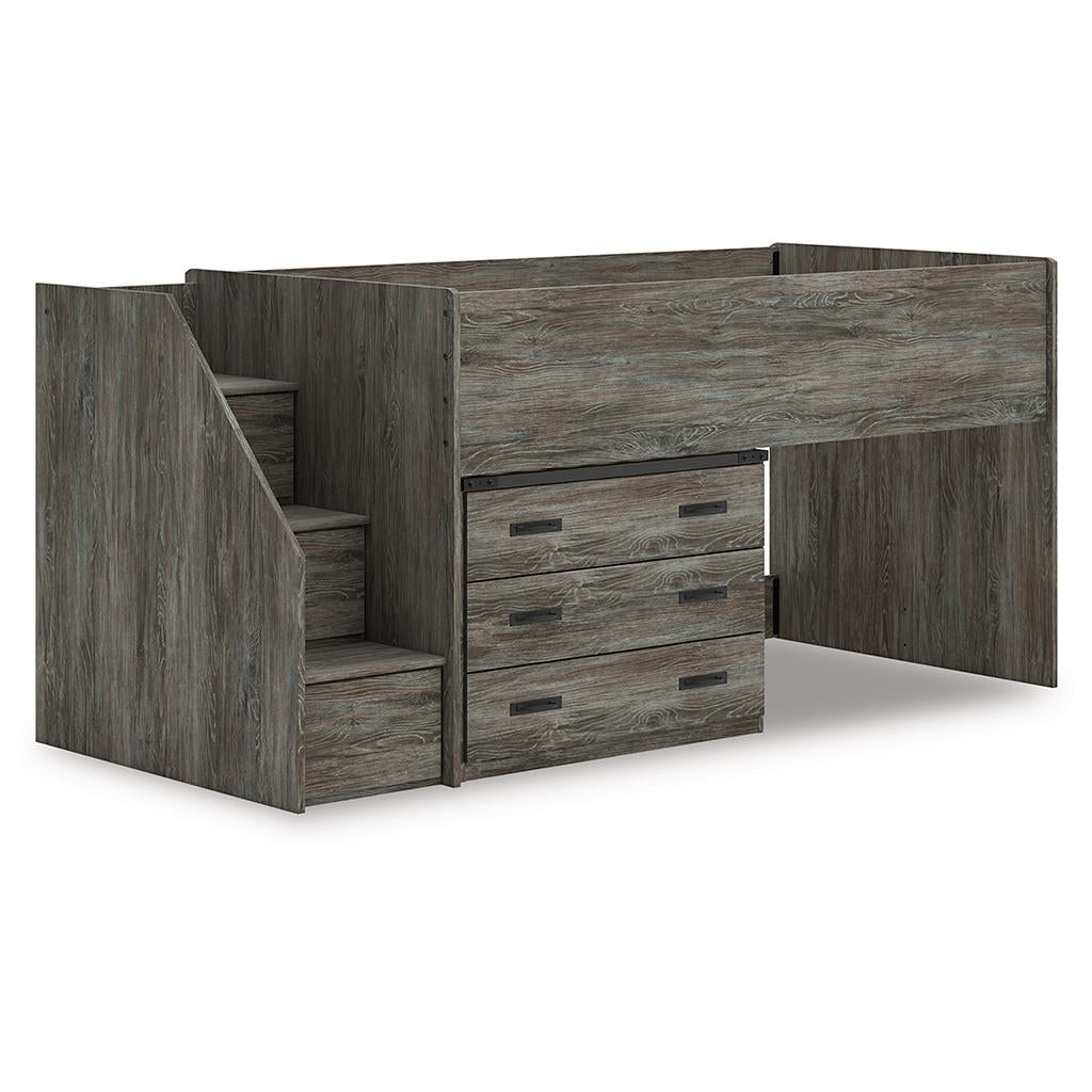 Frandern Twin Loft Bed with Drawer Storage Signature Design by Ashley® Bunk Beds