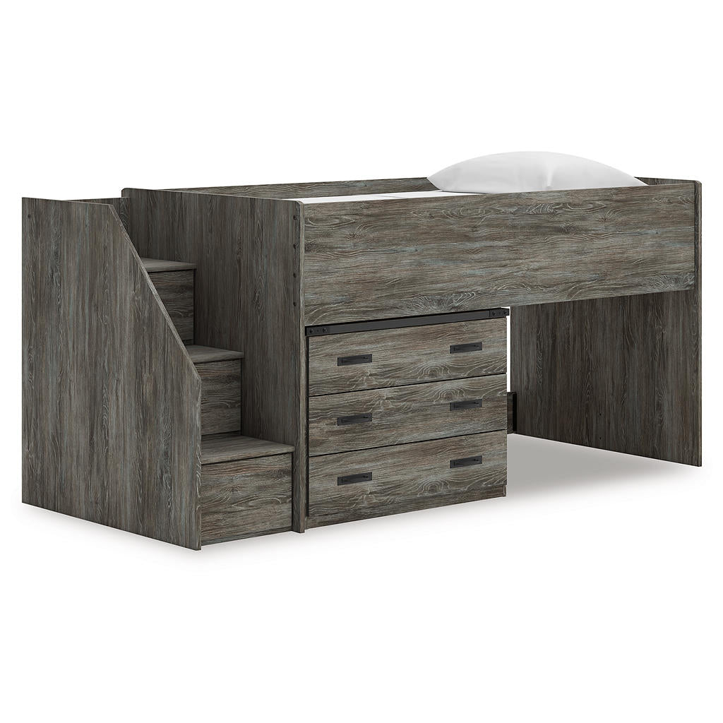 Frandern Twin Loft Bed with Drawer Storage Signature Design by Ashley® Bunk Beds